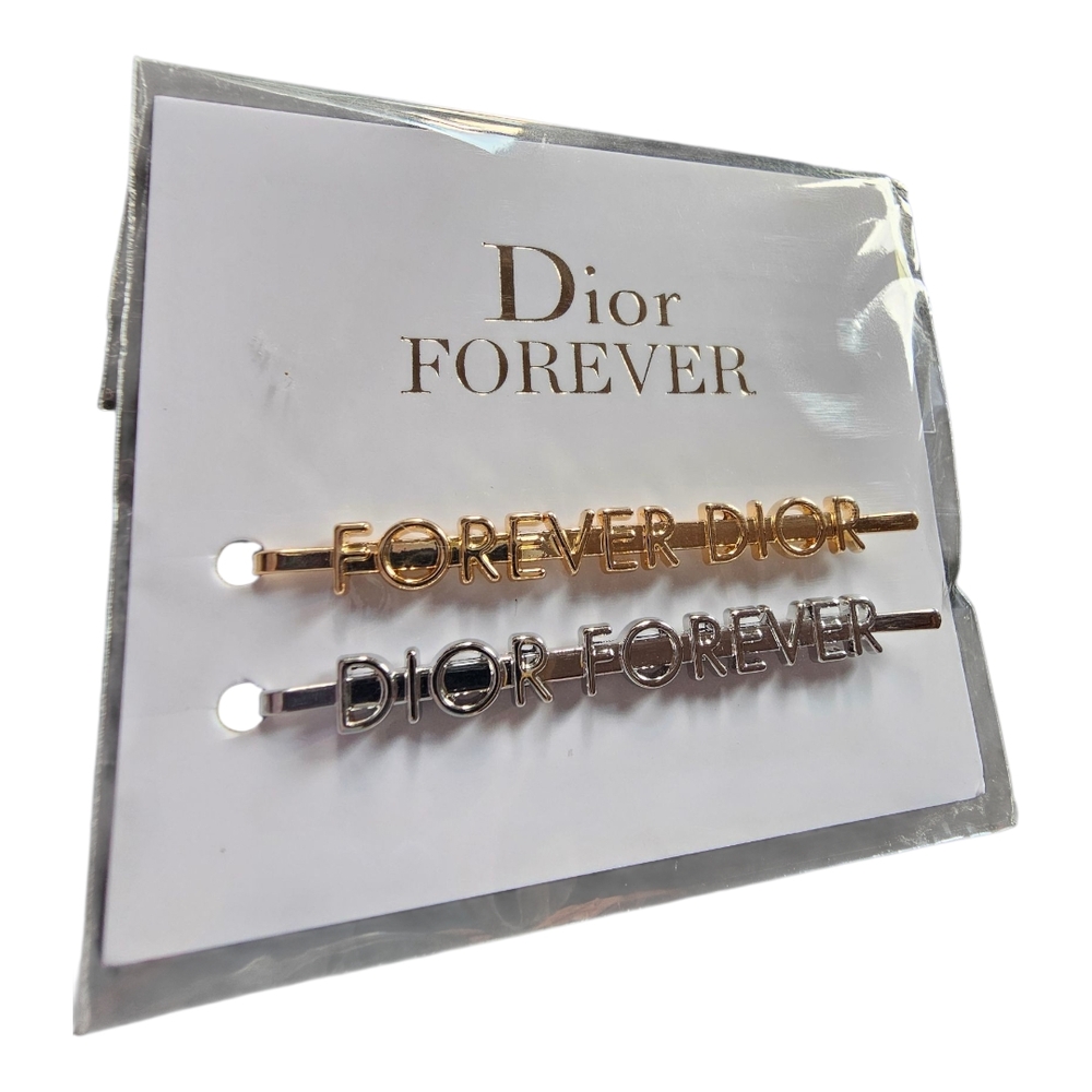 Dior Forever Gold and Silver Hair Pins NEW